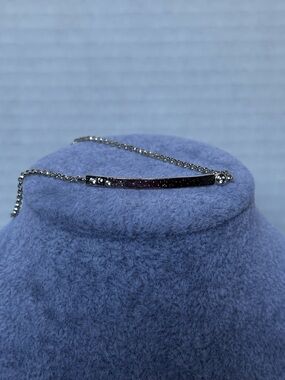 Silpada Silver Bar Bracelet with crystals - Silver